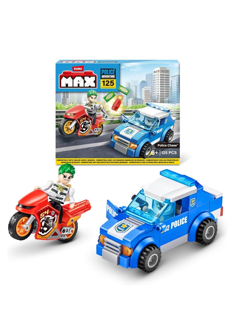 Zuru Max Max City Int Police Station Playset 121 Bricks - Image 1